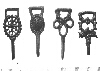 various decorated hook
fasteners - 16thc